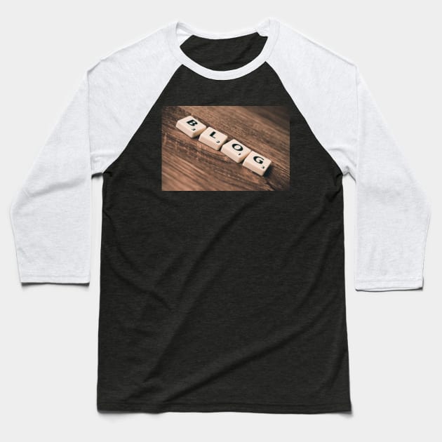 Blogger Baseball T-Shirt by Aleahstyle